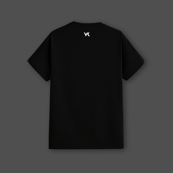 Vlack No Days Off - Black Regular Fit T-Shirt - 2