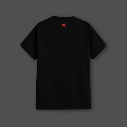 Vlack Invincible Unstoppable - Black Regular Fit T-Shirt