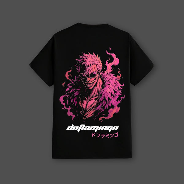 Donquixote Doflamingo Regular Fit Black T-Shirt