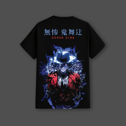 Demon King Muzan Regular Fit Black T-Shirt