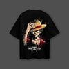 Shadows of Legacy - Luffy Edition - Black Oversize Fit T-Shirt