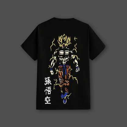 GOKU Super Saiyan Regular Fit Black T-Shirt