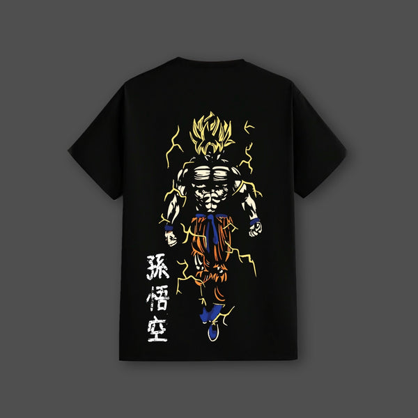 GOKU Super Saiyan Regular Fit Black T-Shirt