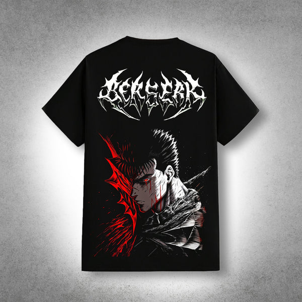 Vlack - Berserk - Pain into Power - Black Regular Fit T-Shirt