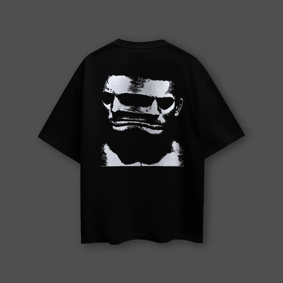 Vlack Anticipation Black Oversized Fit Tshirt