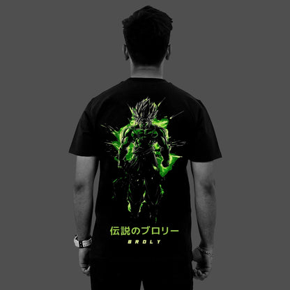 Broly Dragon Ball Z Black Regular Fit T-Shirt