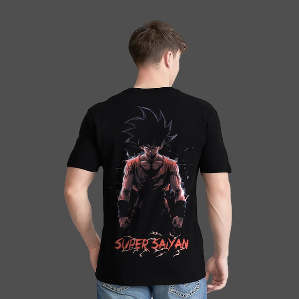 Awakened Power – Super Saiyan - Front HD Print - Regular Fit T-Shirt