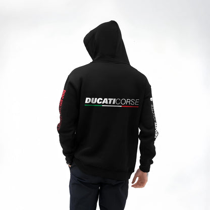 Vlack Ducati Corse Black Oversized Hoodie
