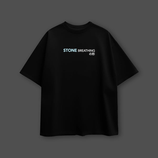 Gyomei Himejima Demon Slayer Black Oversized Fit T-Shirt - 2