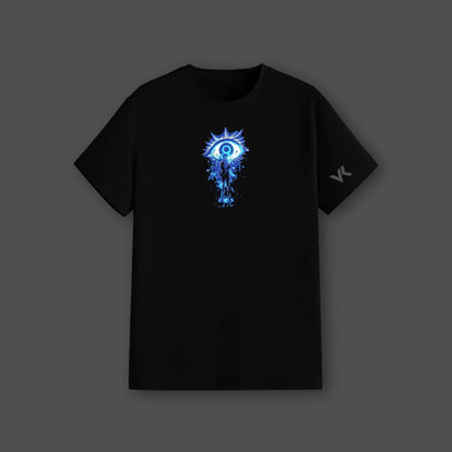 Satoru Gojo - Infinity Unleashed - Black Regular Fit T-Shirt