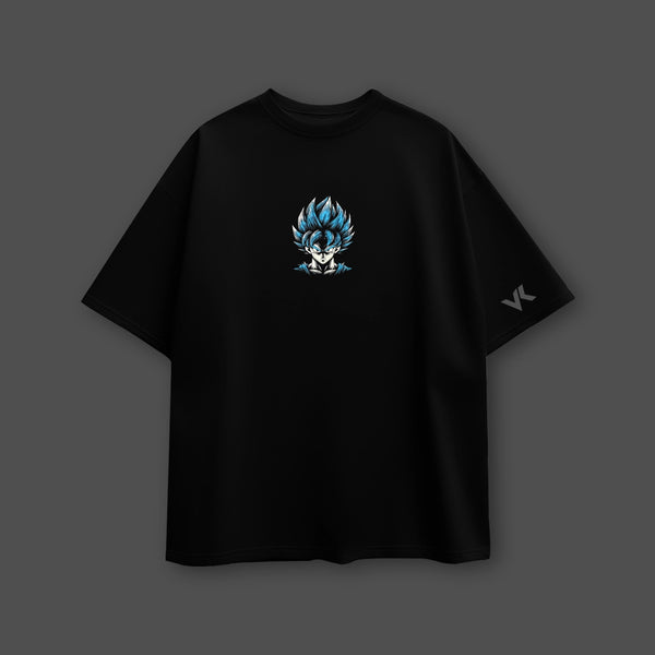 Son Goku Dragon Ball Z Black Oversized Fit T-Shirt - 2