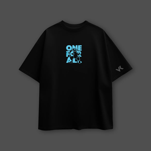 Izuku Midoriya (Deku) Lightning Charge – Oversized Fit Black T-Shirt - 2