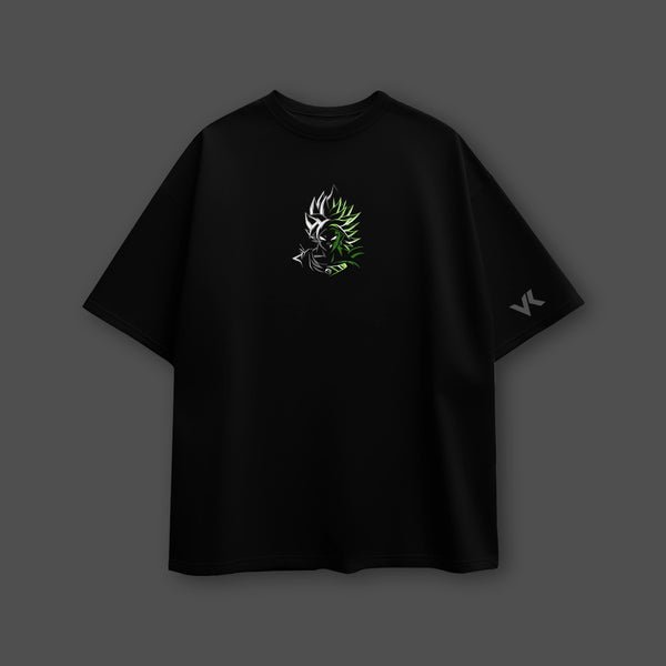 Broly Dragon Ball Z Black Oversized Fit T-Shirt - 2