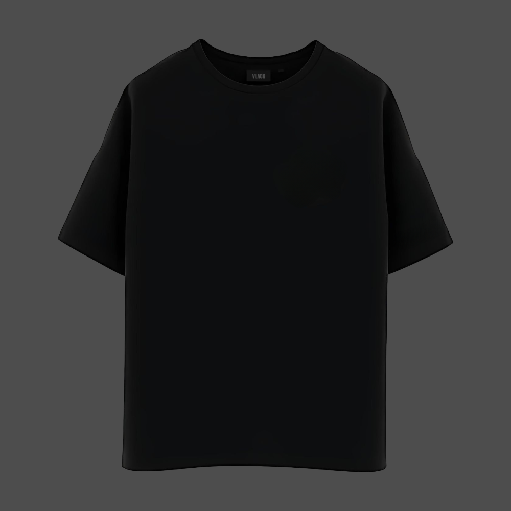VLACK - Regular Fit Tshirt For Customisation (Right Sleeve)