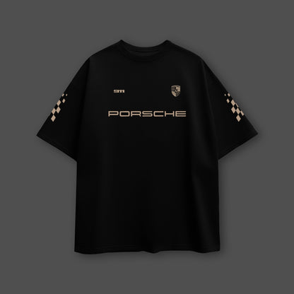 Vlack Porche 911 Black Oversize Fit Tshirt