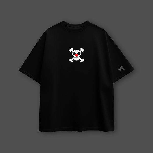 Buggy the Clown Oversized Fit Black T-Shirt - 2