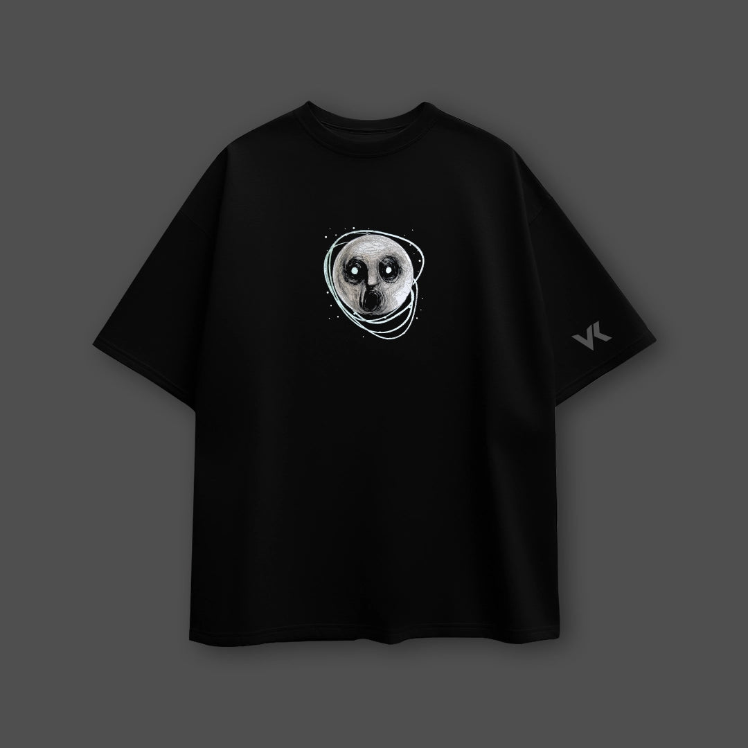 Raven That Refused to Sing Oversized Fit Black T-Shirt