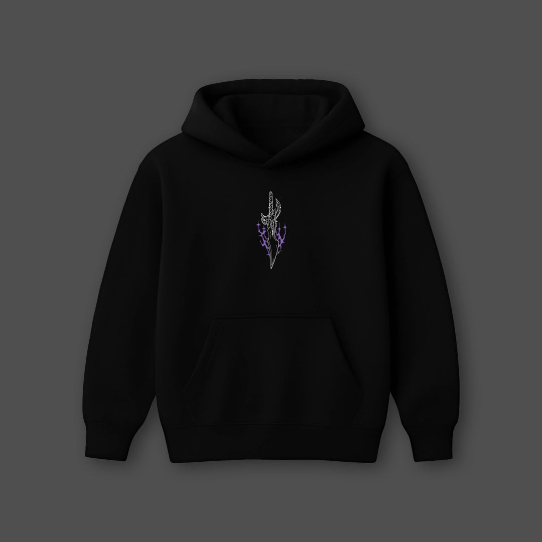 Vlack Arise - Black Oversized Hoodie
