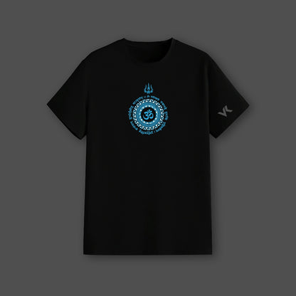 Mahadev Ji Silhouette Regular Fit Black T-Shirt
