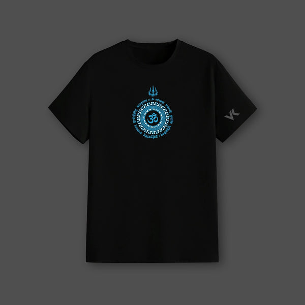 Mahadev Ji Silhouette Regular Fit Black T-Shirt - 2