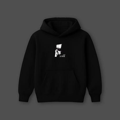 Vlack Saturo Gojo - Black Oversized Hoodie