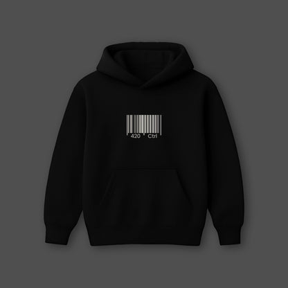 Vlack Cinematic Frames - Oversized Black Hoodie
