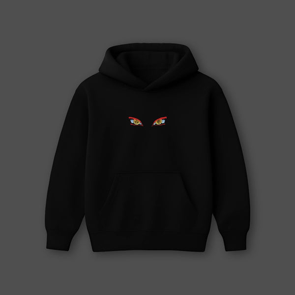 Vlack Akaza Demon - Oversized Black Hoodie - 2