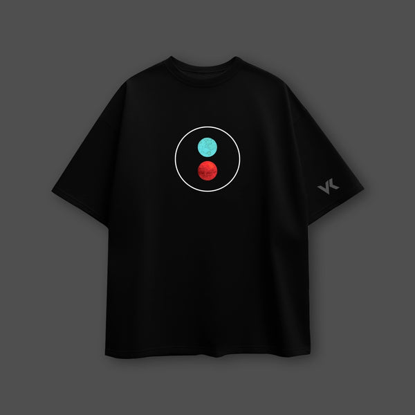 Steven Wilson Guitar Oversized Fit Black T-Shirt - 2