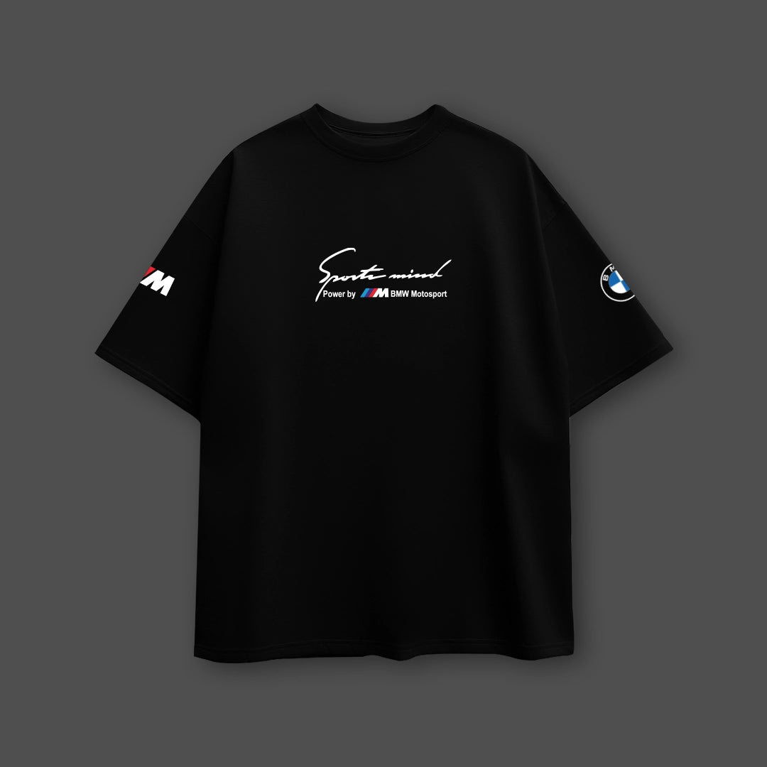 Vlack BMW Motorsports Black Oversize Fit Tshirt