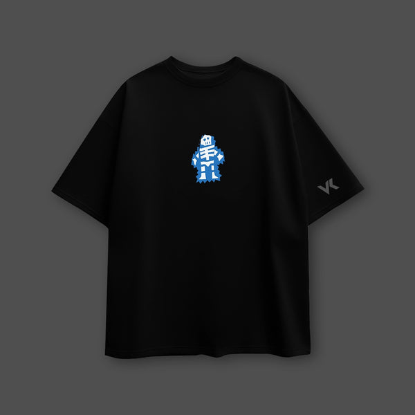 Your Anxiety is Lying Oversized Fit Black T-Shirt - 2