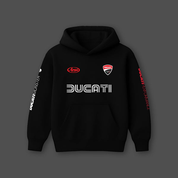 Vlack Ducati Corse Black Oversized Hoodie - 2
