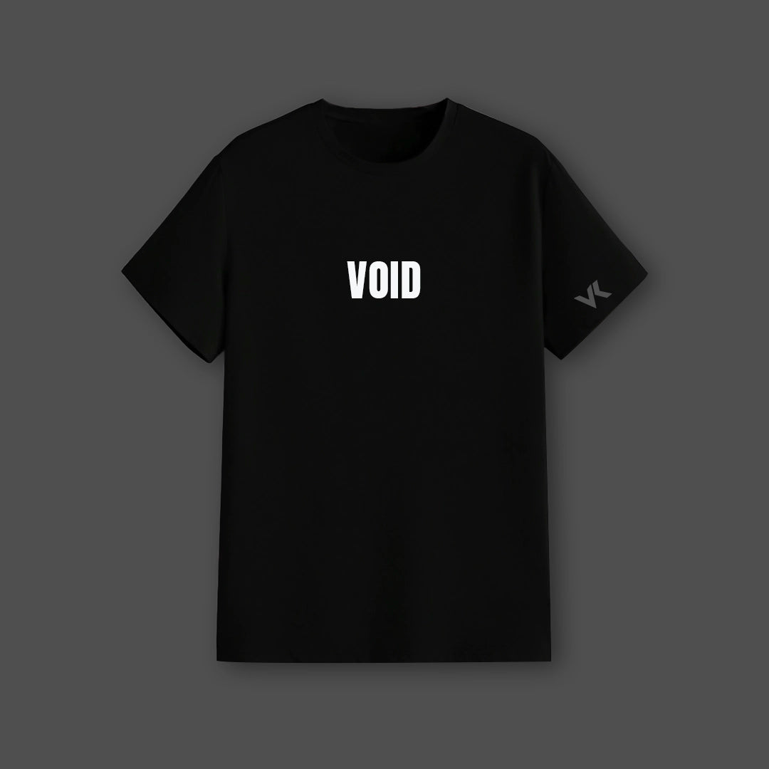 Vlack Void Black Regular Fit Tshirt