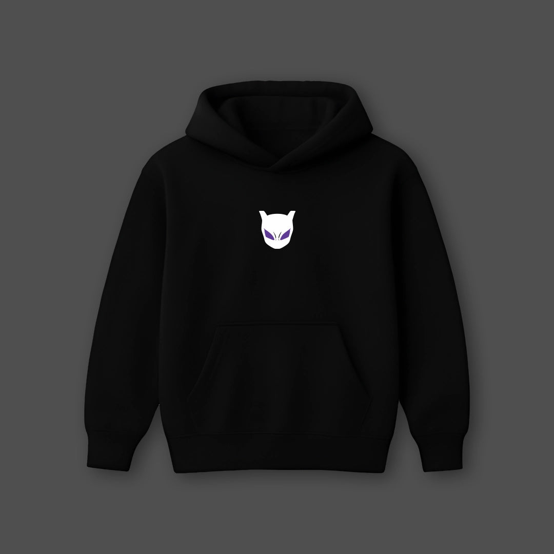 Vlack Mewtwo Angry - Oversized Black Hoodie