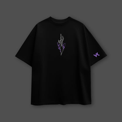 Shadow Monarch Arise Solo Leveling Black Oversized Fit T-shirt