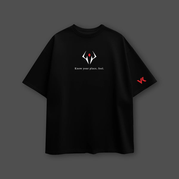 Sukuna Cursed King Jujutsu Kaisen Black Oversized Fit T-shirt - 2