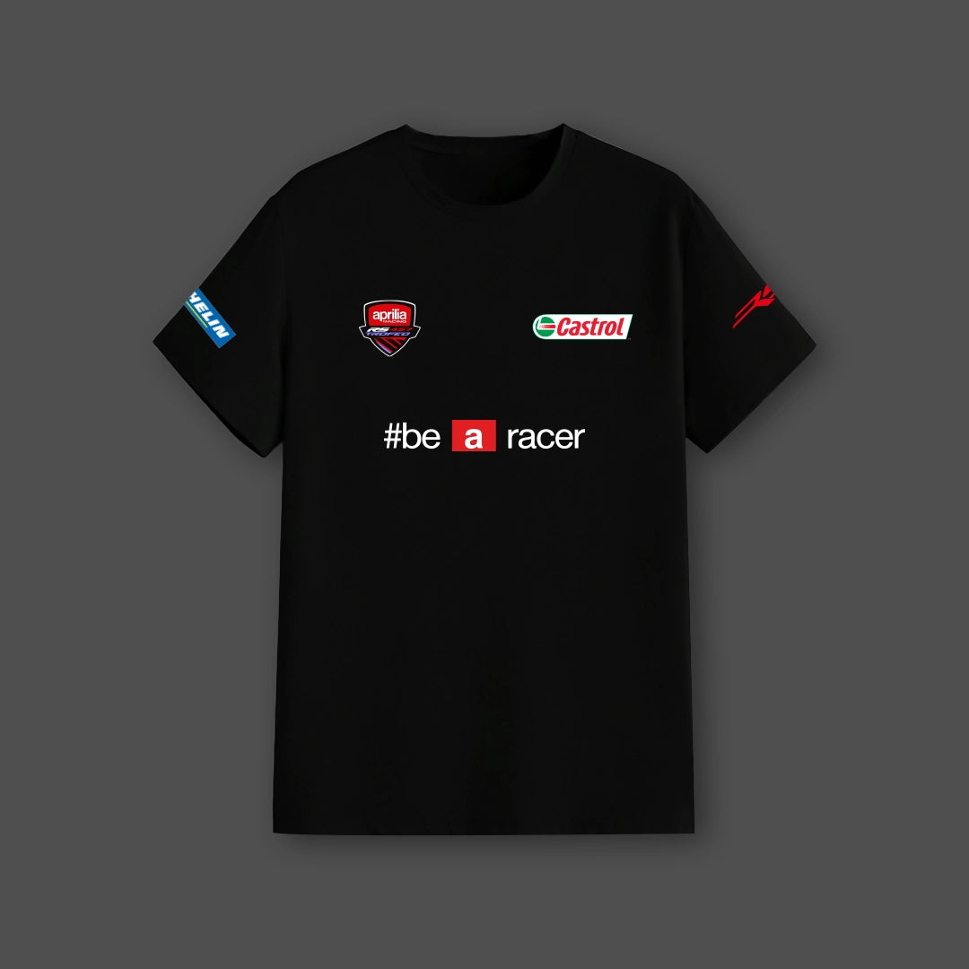 Vlack Aprillia RS457 Black Regular Fit Tshirt