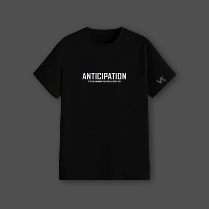 Vlack Anticipation Black Regular Fit Tshirt