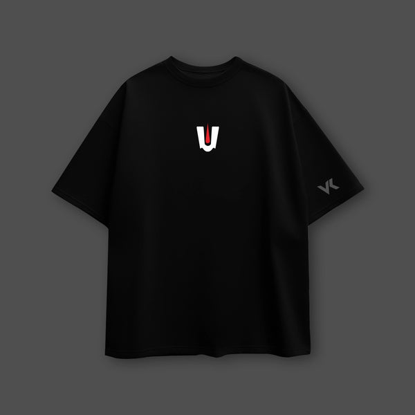 Om Namo Narayana Ji Oversized Fit Black T-Shirt - 2