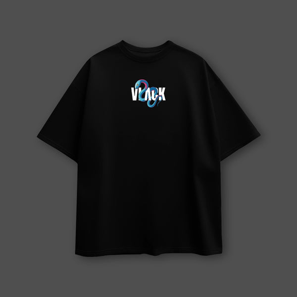 Iguro Obanai - Serpent of Silence - Black Oversize Fit T-Shirt - 2