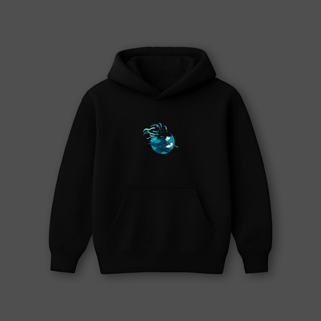 Vlack Tokito - Black Oversized Hoodie