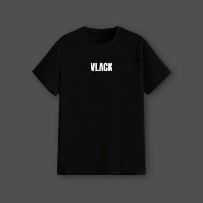 Vlack Obsessive - Black Regular Fit T-Shirt