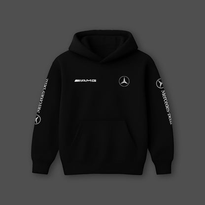 Vlack Mercedes AMG Black Oversized Hoodie