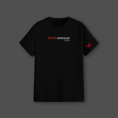 Akaza Is Back Demon Slayer Black Regular Fit T-shirt