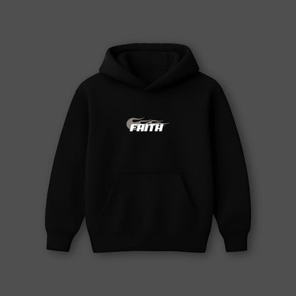 Vlack Together In Faith - Oversized Black Hoodie