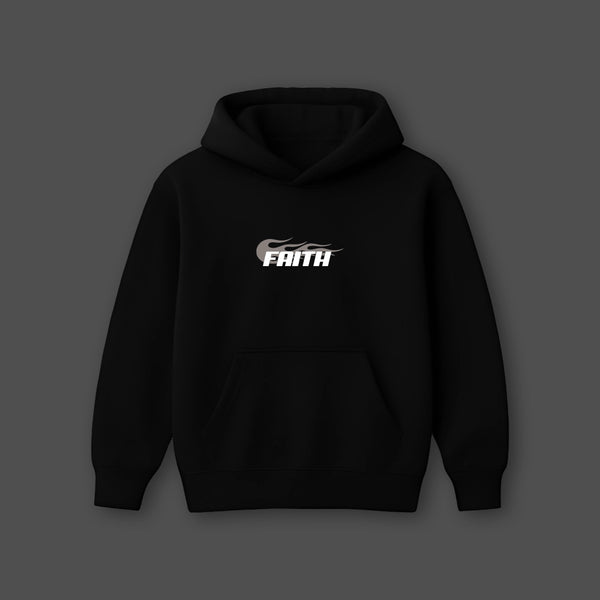 Vlack Together In Faith - Oversized Black Hoodie - 2