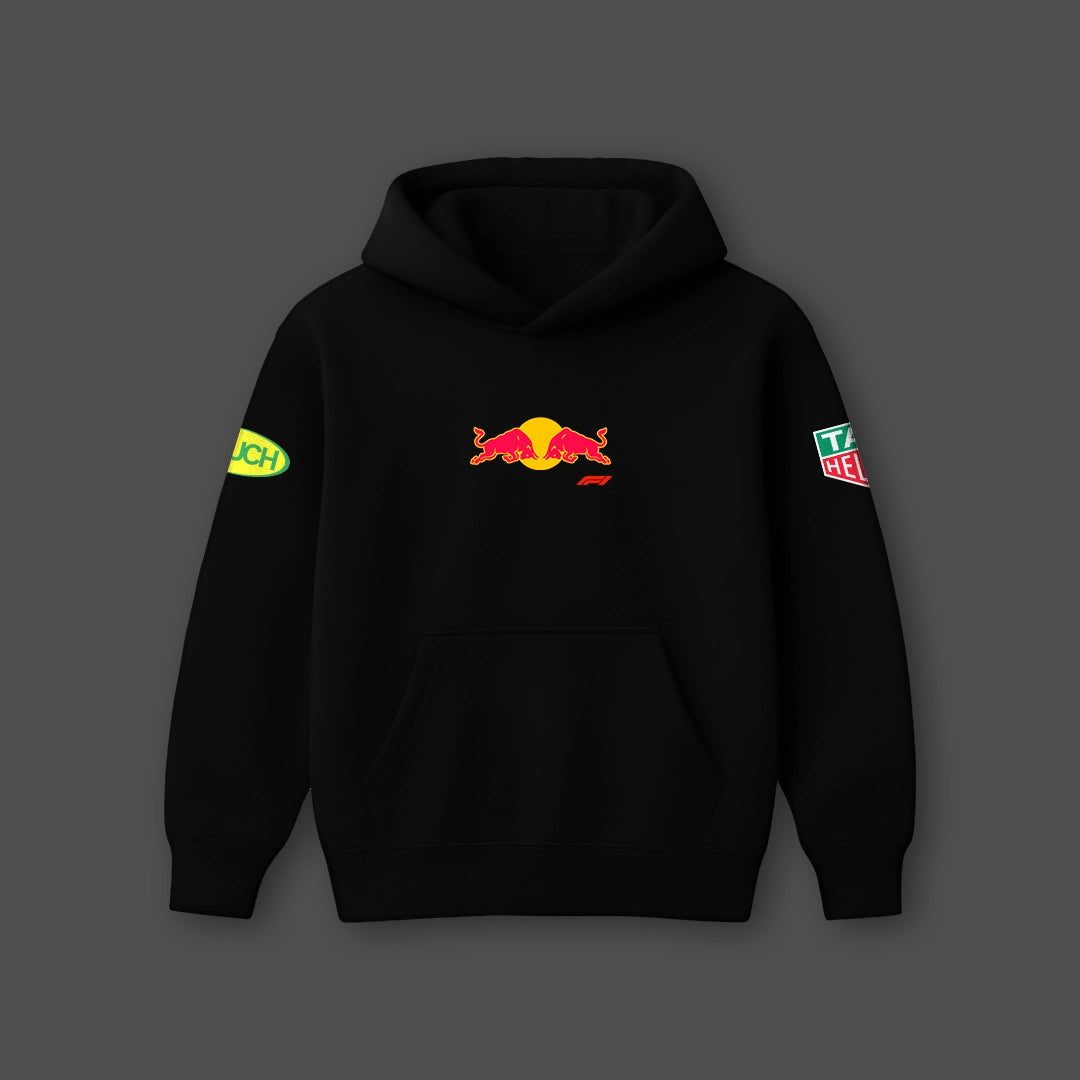 Vlack Redbull Racing Black Oversized Hoodie
