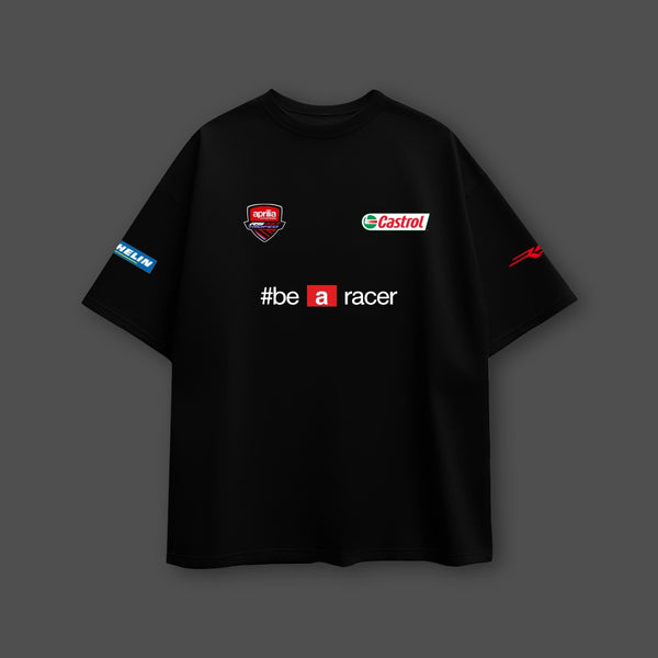 Vlack Aprillia RS457 Black Oversize Fit Tshirt - 2