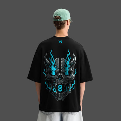 Kaiju No.8 Black Oversized Fit T-shirt