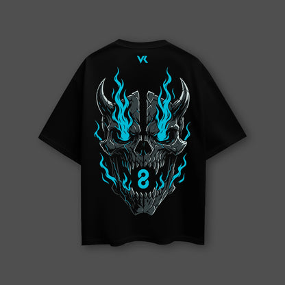 Kaiju No.8 Black Oversized Fit T-shirt
