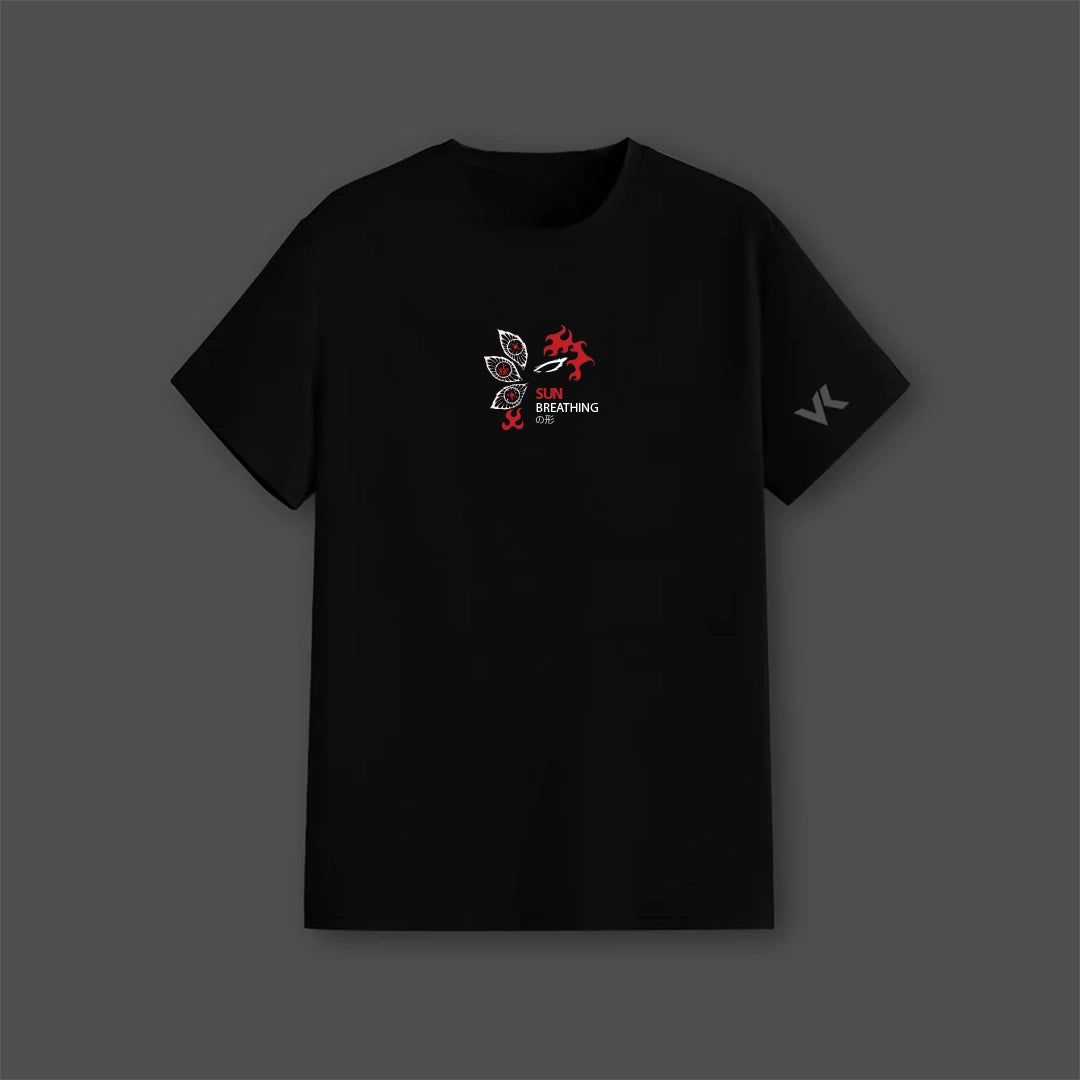 Sun Breathing Legend Yoriichi – Regular Fit Black T-Shirt